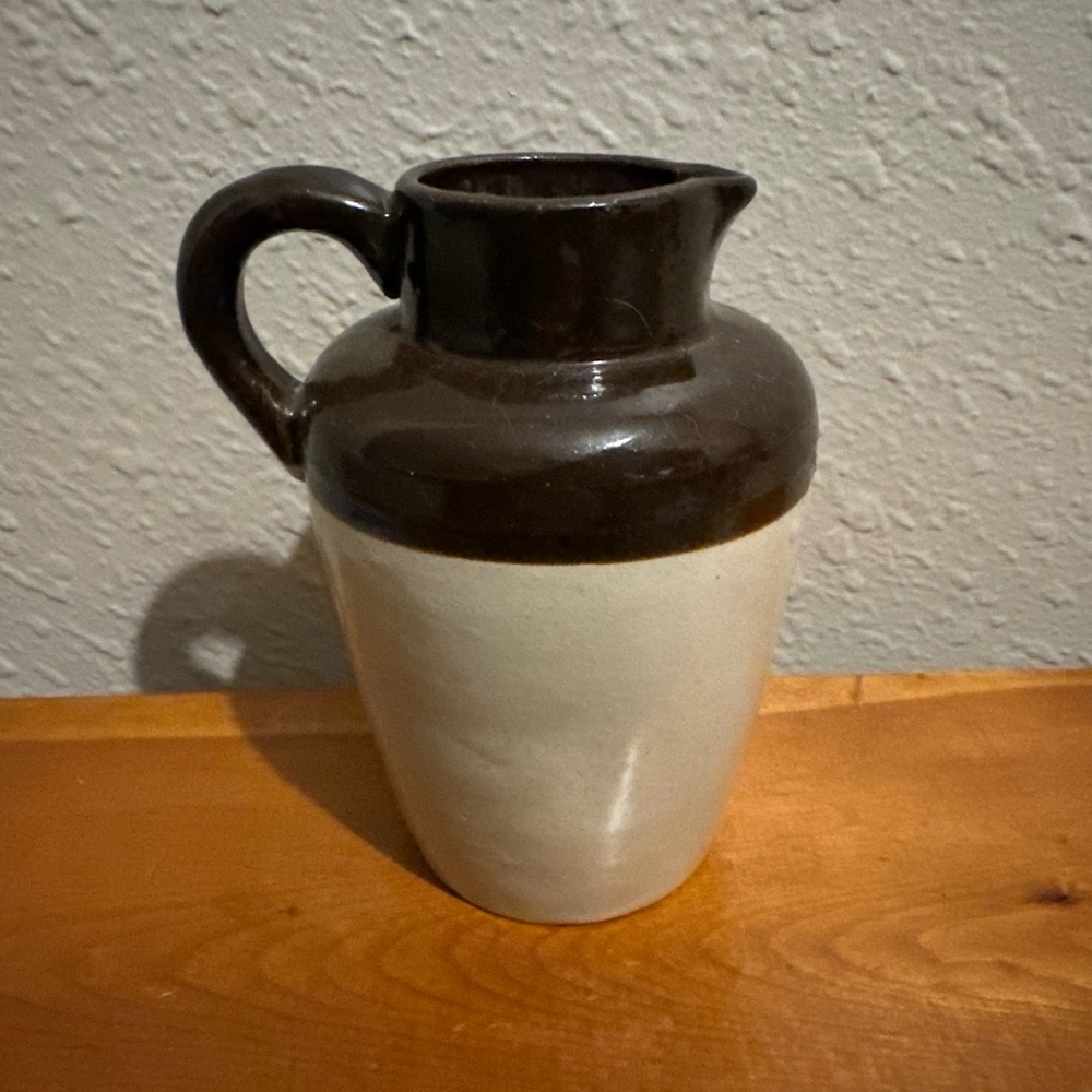 Elegant Two-Tone Ceramic Pitcher
